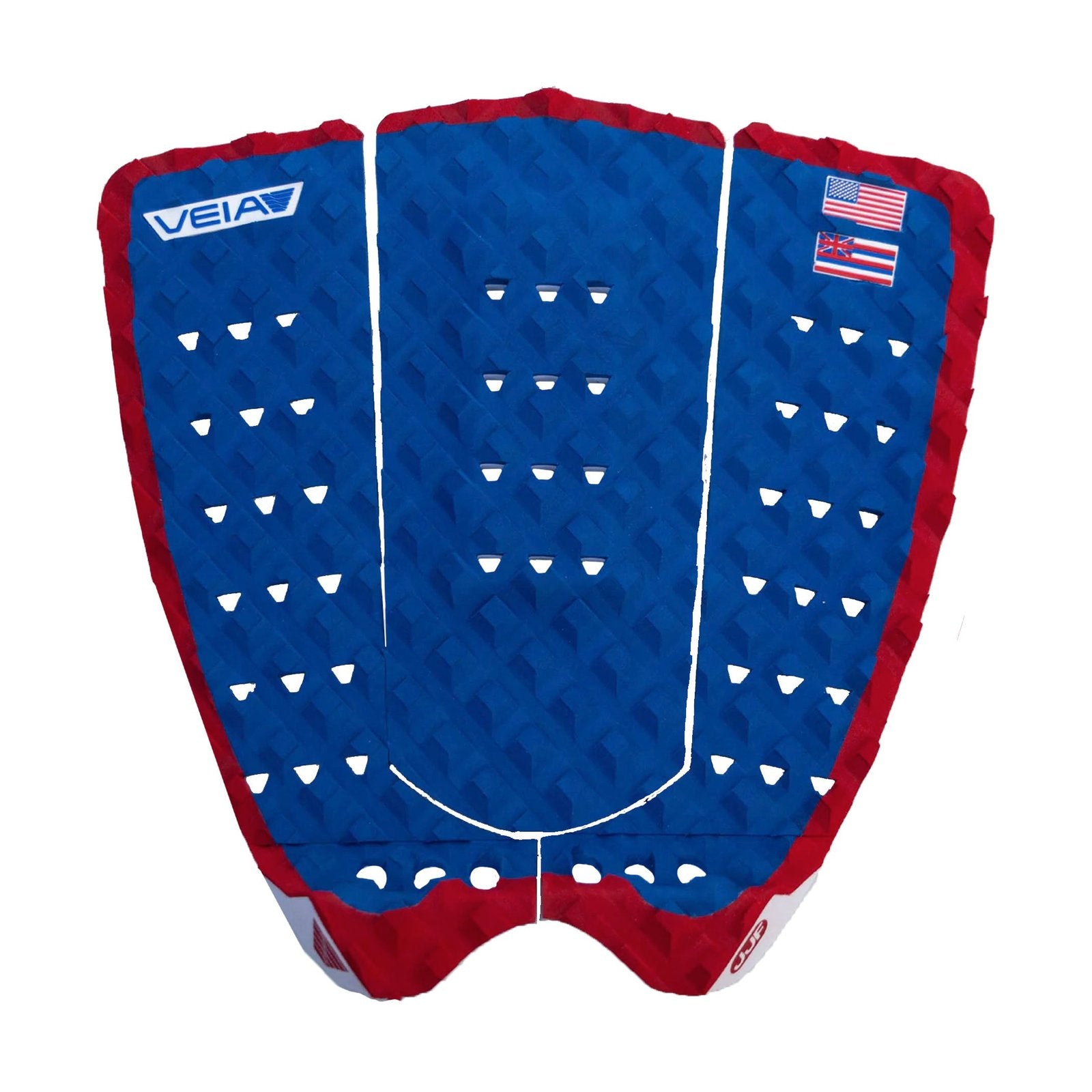 Veia JJF 3 Piece Round Tail Pro Pad USA/Blue/Red