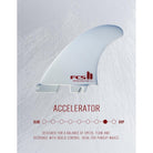 FCS 2 Accelerator PC Tri-Fin Set White Edition M