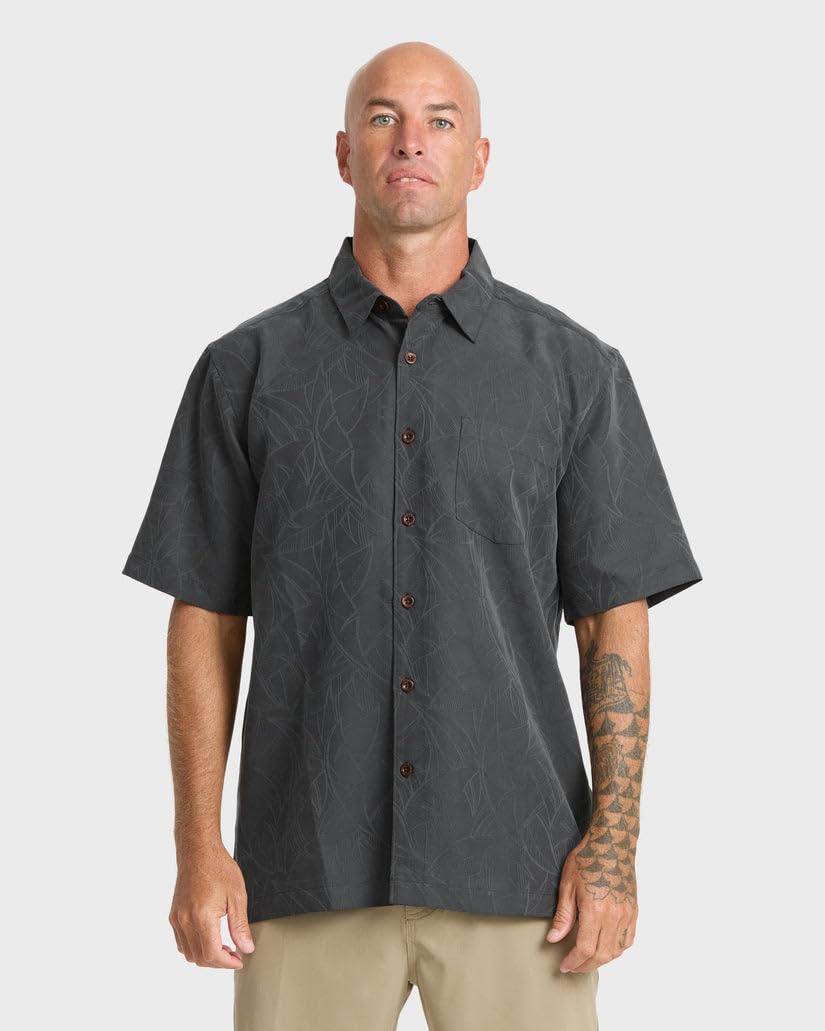 Quiksilver Waterman Island Jungle SS Woven  PHT M