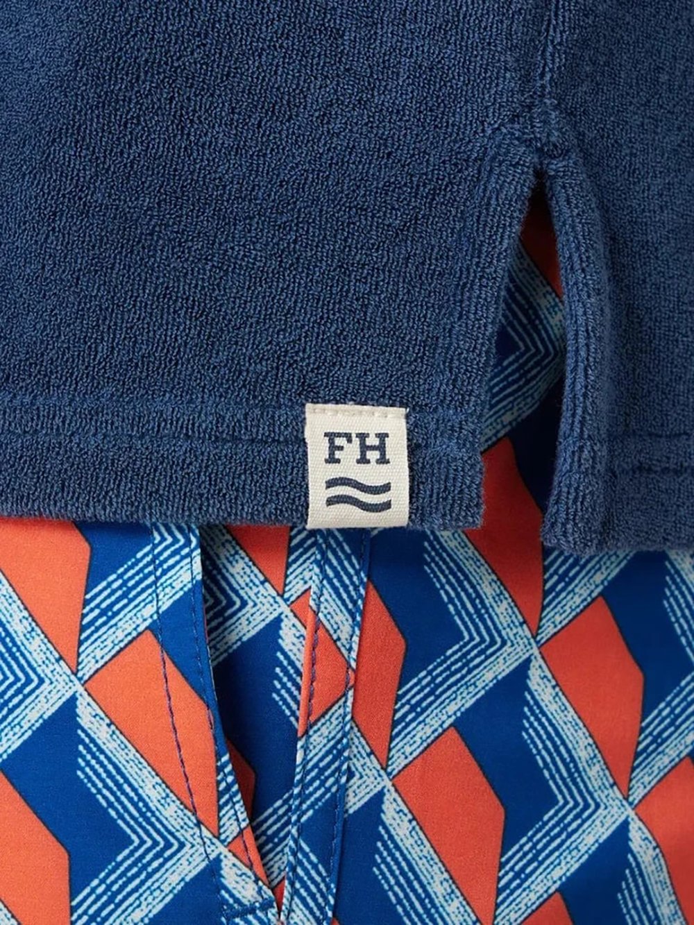 Fair Harbor Ravello Terry Polo  Navy M