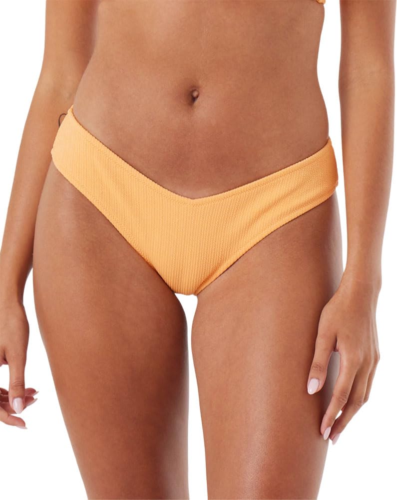 Roxy Aruba V Front Cheeky Bikini Bottom PPY-PAPAYA XS