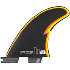 FCS 2 GL PC Tri-Quad Fin Set Black M