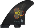 FCS 2 CI PC Tri-Fin Set Black-Flame M