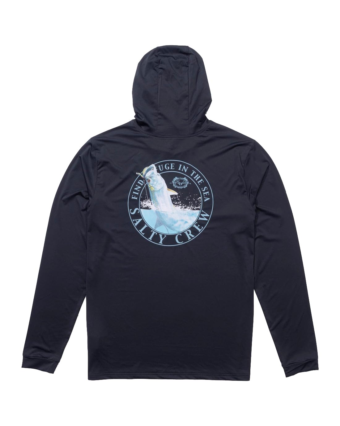 SALTY CREW TARPON HOODED SUNSHIRT Charcoal XXL