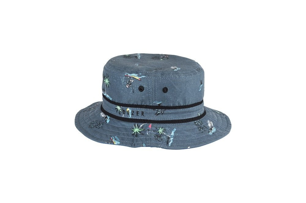 Dozer Boys Bucket Hat Bare Bones  Blue 5+