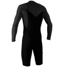 O Neill Hyperfreak 2mm Chest Zip LS Springsuit A00-22-Black-Black MS