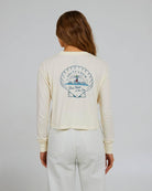 Salty Crew Scallop LS Crop Shirt OffWhite XS