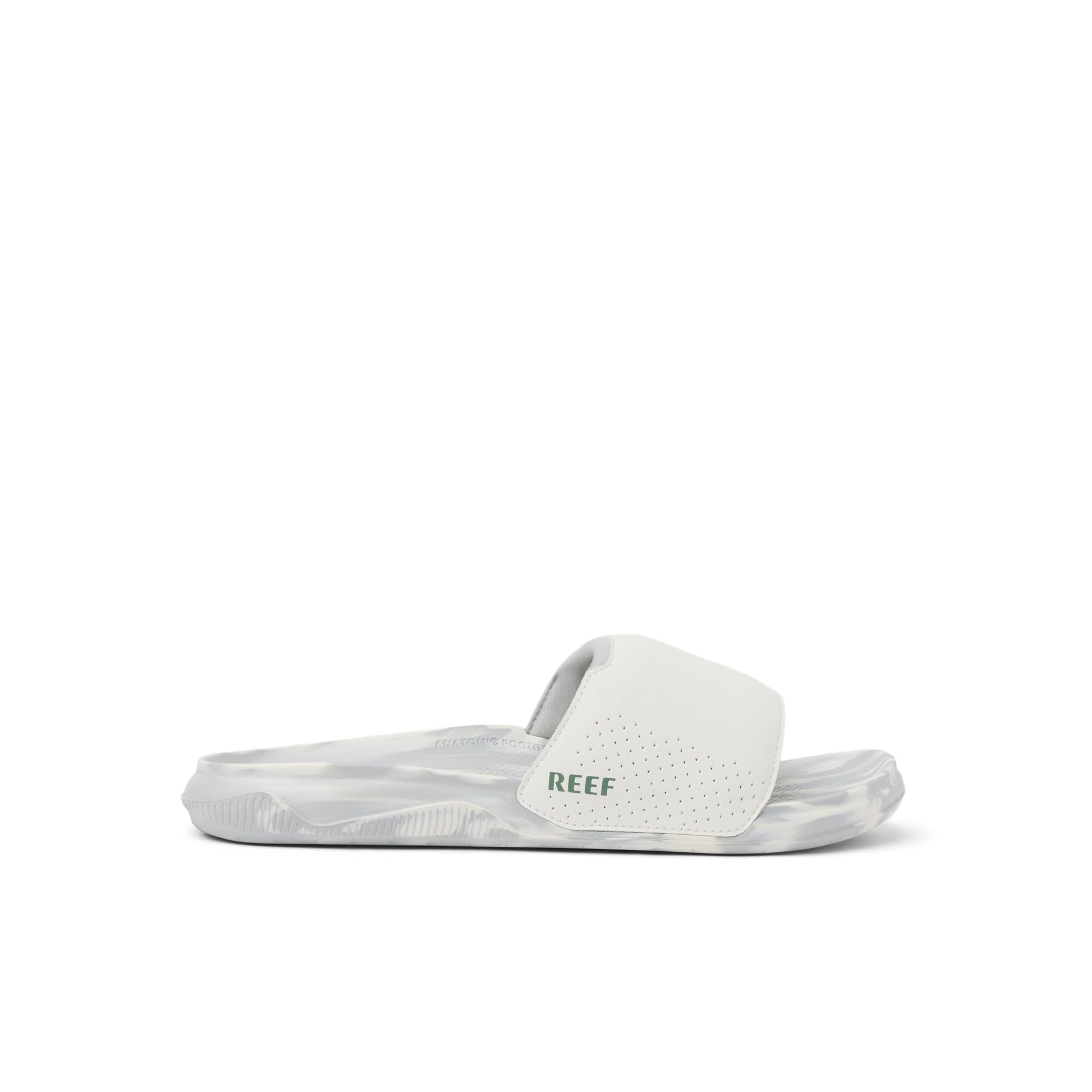 Reef Tailslide Mens Sandal White-Grey-Marble 10