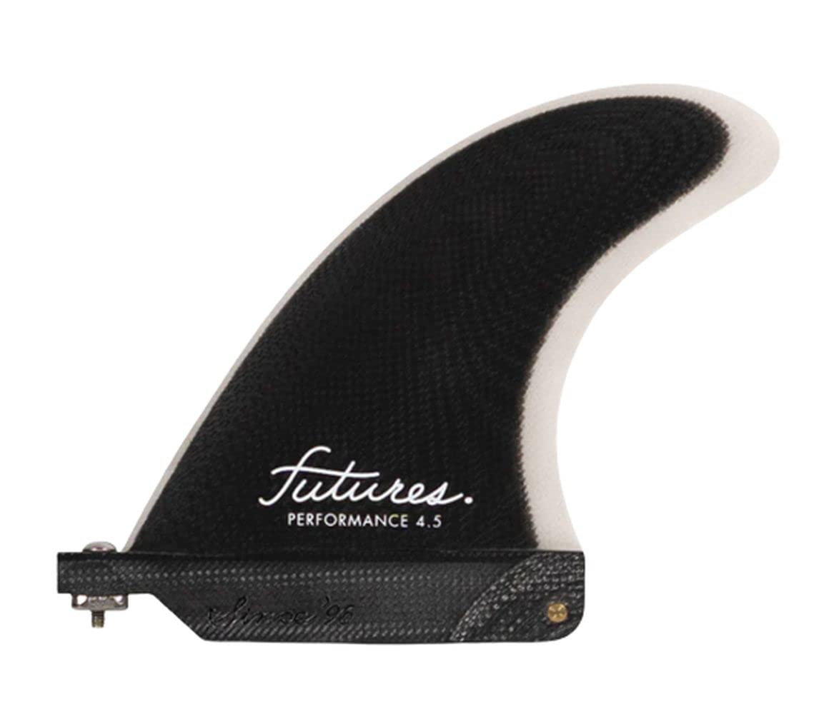 Futures Fins Performance Fiberglass Longboard Fin Black-Grey 4.5in