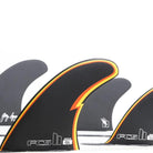 FCS 2 GL PC Tri-Quad Fin Set Black M