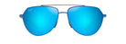 Maui Jim WaiWai Polarized Sunglasses MatteTransBlue BlueHawaii