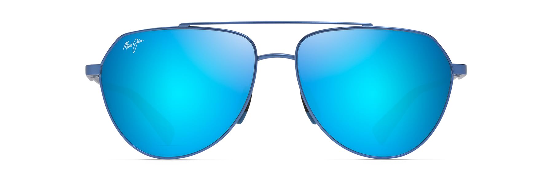 Maui Jim WaiWai Polarized Sunglasses MatteTransBlue BlueHawaii