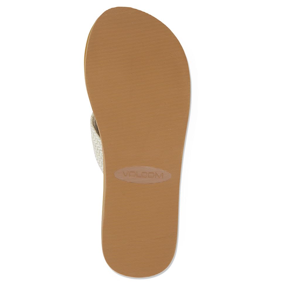 Volcom Double Cross Womens Sandal CRM-Cream 6