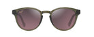 Maui Jim Hiehie Polarized Sunglasses ShinyTransGreen MauiRose