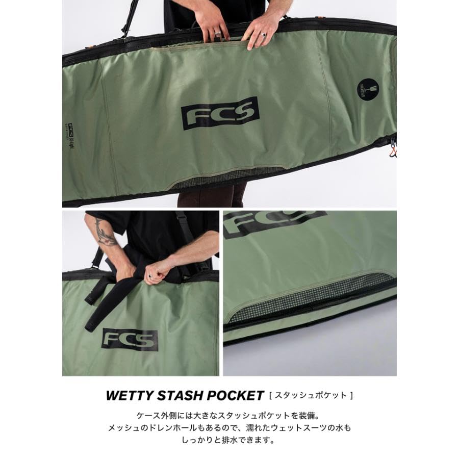 FCS Day-X Shortboard-Fish Travel Bag Alpine 6ft0in