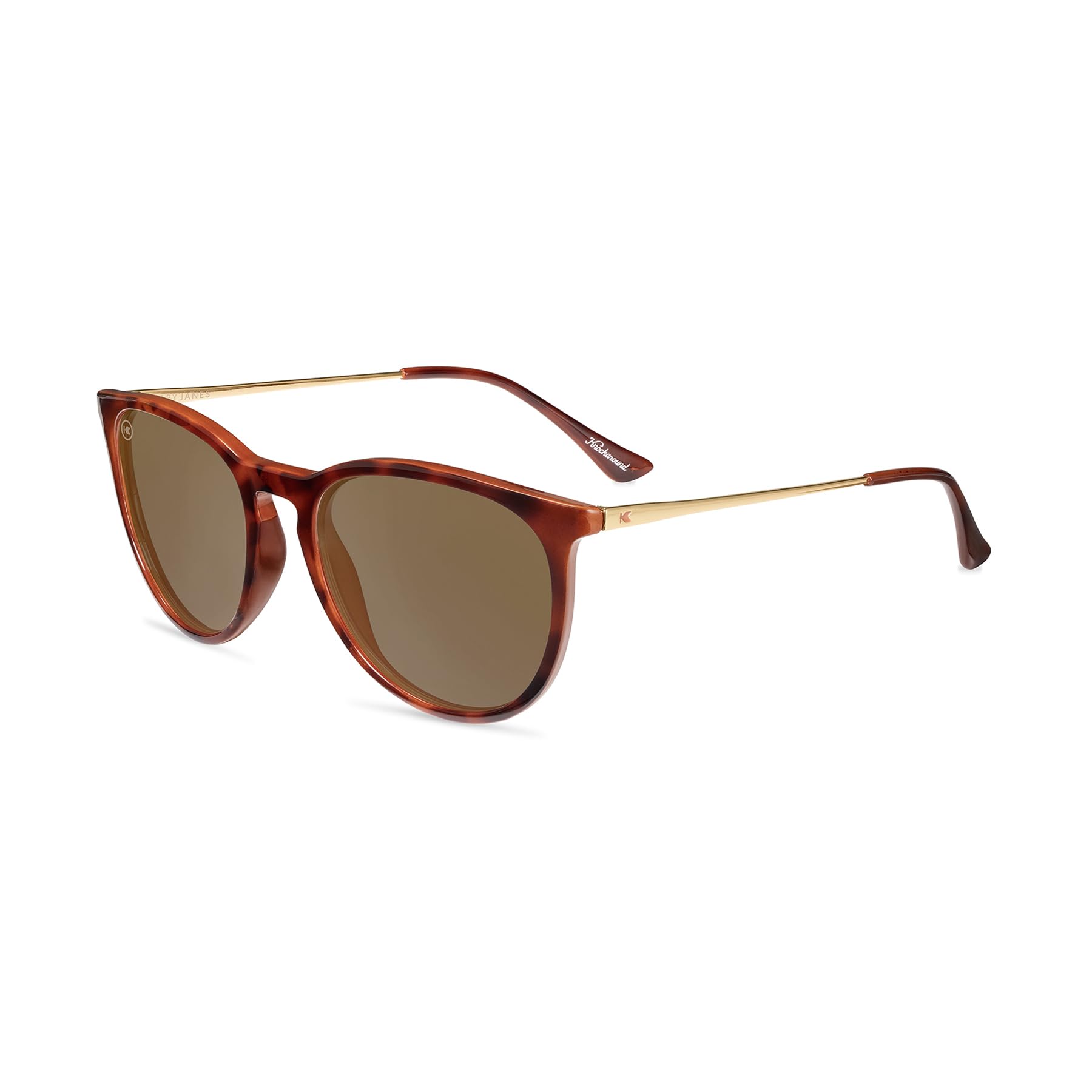 Knockaround MaryJane Polarized Sunglasses GlossyBlondeTortoiseShellAmber