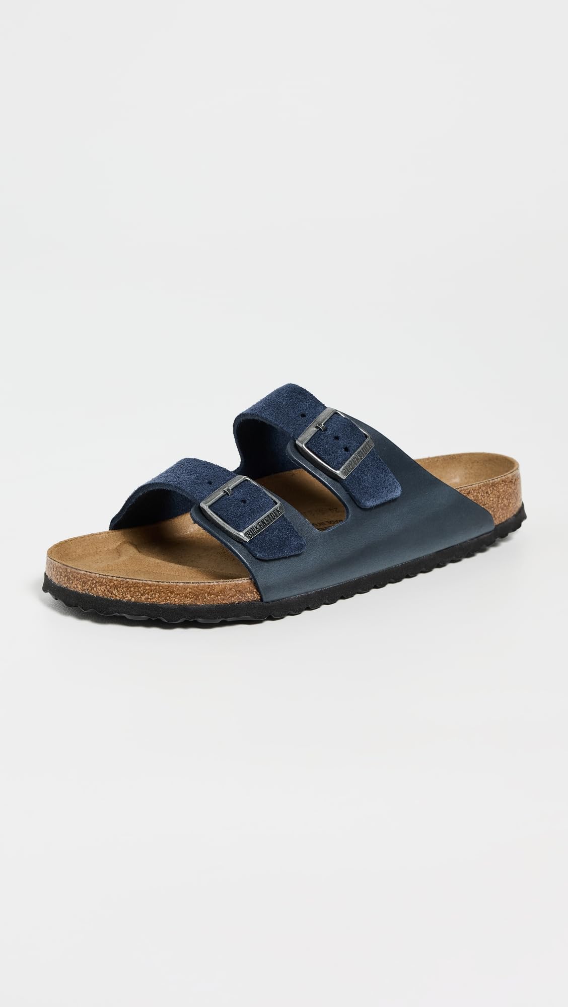 Birkenstock Arizona Mens Sandal Suede-Oiled Leather-New Navy 13
