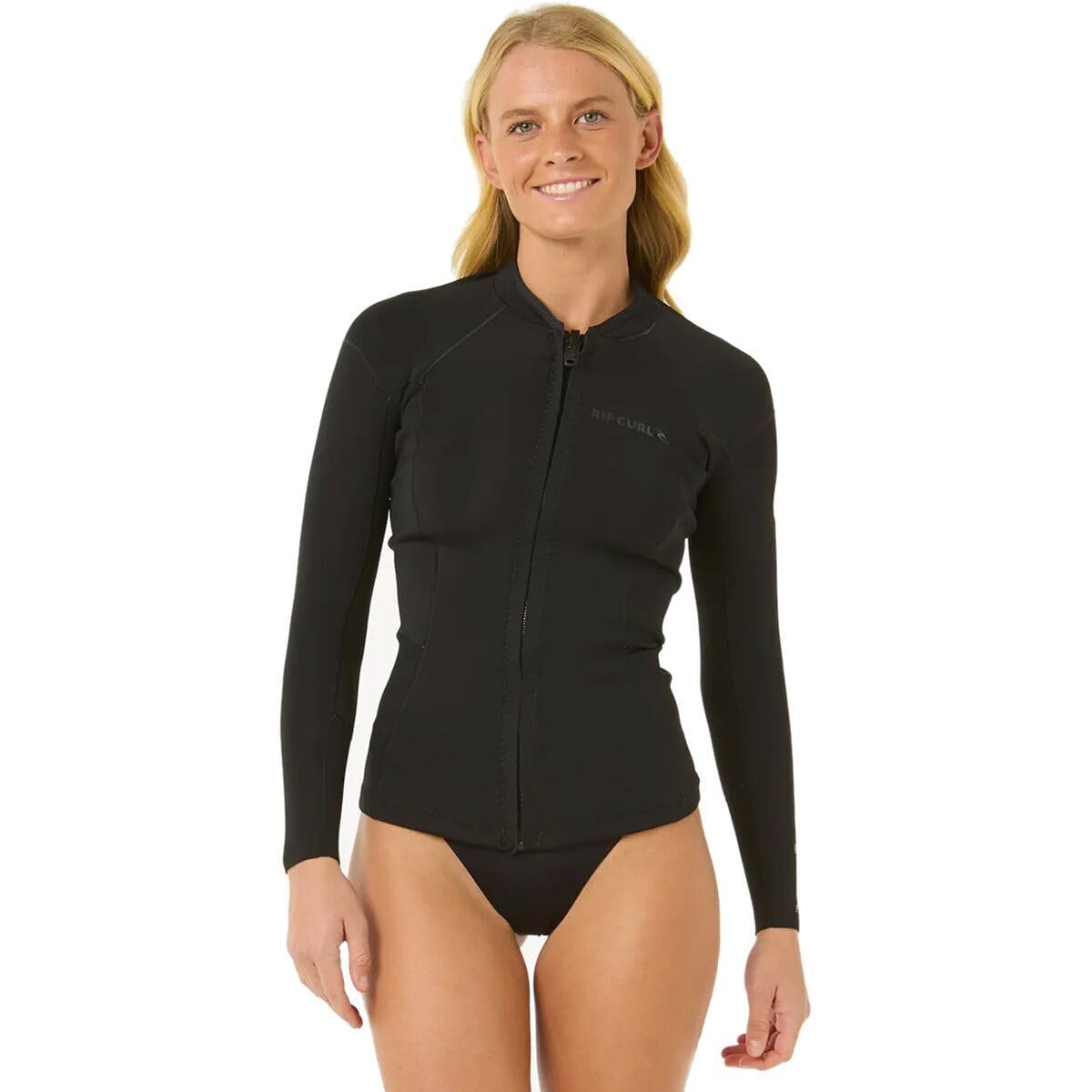 Rip Curl 1.5mm Womens Dawn Patrol Long Sleeve Jacket 0090-Black 12