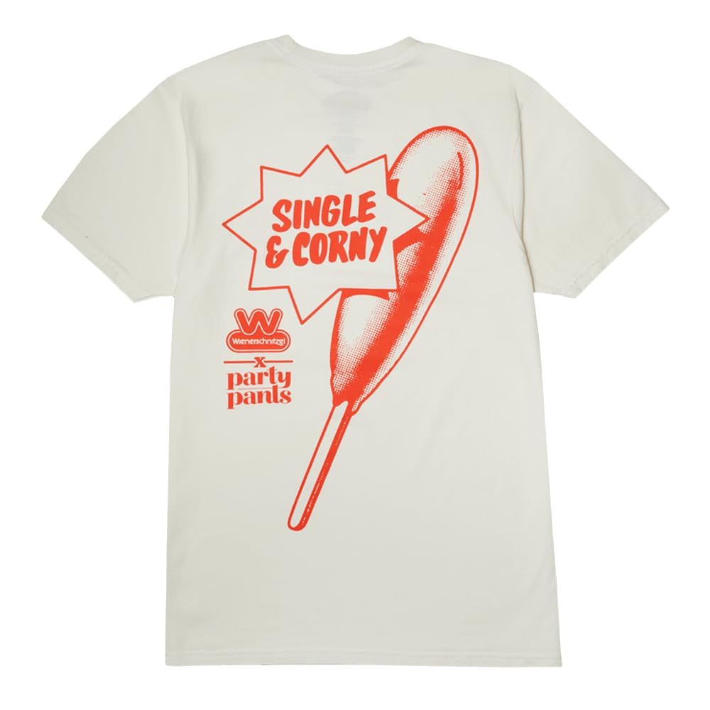 Party Pants SINGLE AND CORNY SS TEE VNWT M