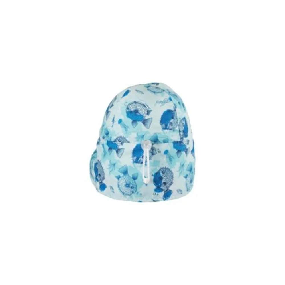 Dozer Baby Boys Bucket Hat Legionnaire Pufferfish  Blue 12-24M