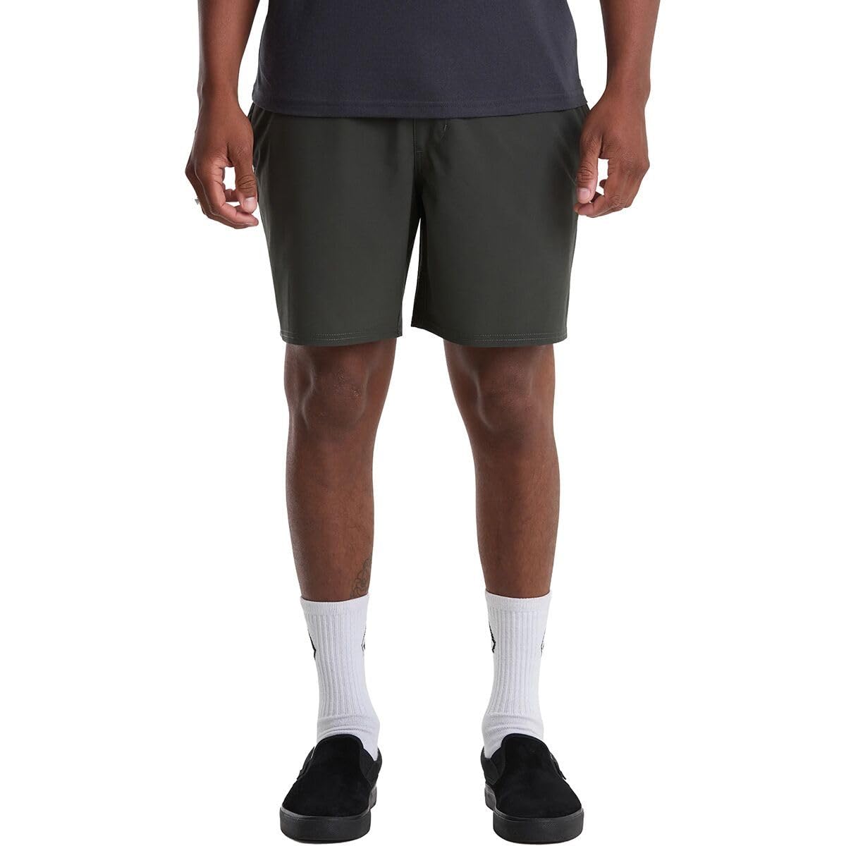 VOLCOM NOMOLY EW SHORT 18 RIB-RINSED BLACK L