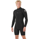 Rip Curl Mens Dawn Patrol 2/2 Long Sleeve Chest Zip Springsuit 0090-Black XL