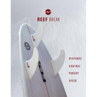 FCS 2 Accelerator PC Tri-Fin Set White Edition M