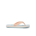 Reef Ahi Girls Sandal Peach-Blue Animal 1 Y
