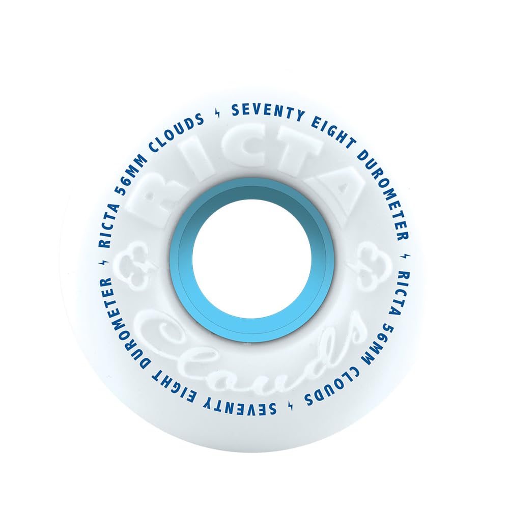 Ricta Clouds Skateboard Wheels White 56 78a