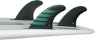 Future Fins F6 Alpha Thruster Fin Set Carbon-Teal M-NEW