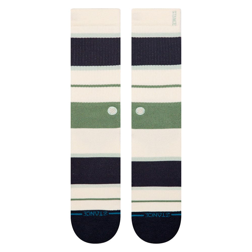 STANCE STRIPED DELIGHT CREW CVS-CANVAS L