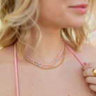 Pura Vida Tidal Pendant Necklace GOLD