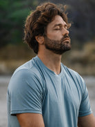 Free Fly Men's Elevate Lightweight Tee - Shirt Stormy Sea L