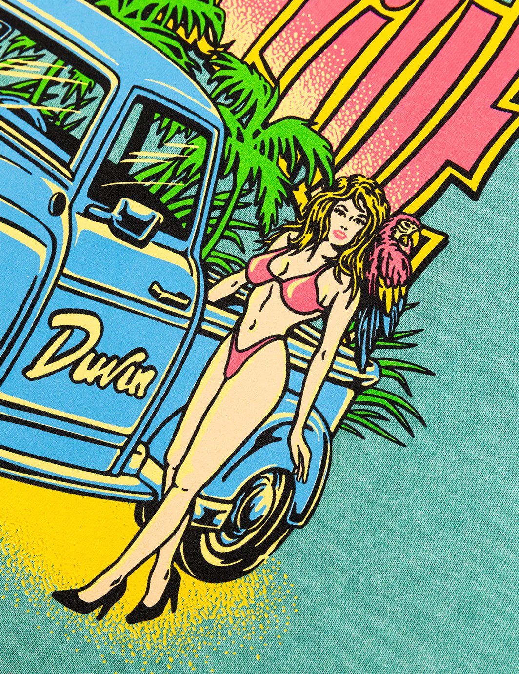 Duvin x Margaritaville Cruiser SS Tee Teal S