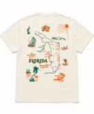 5801 The Florida Map Tee BOCA-Ivory XXL