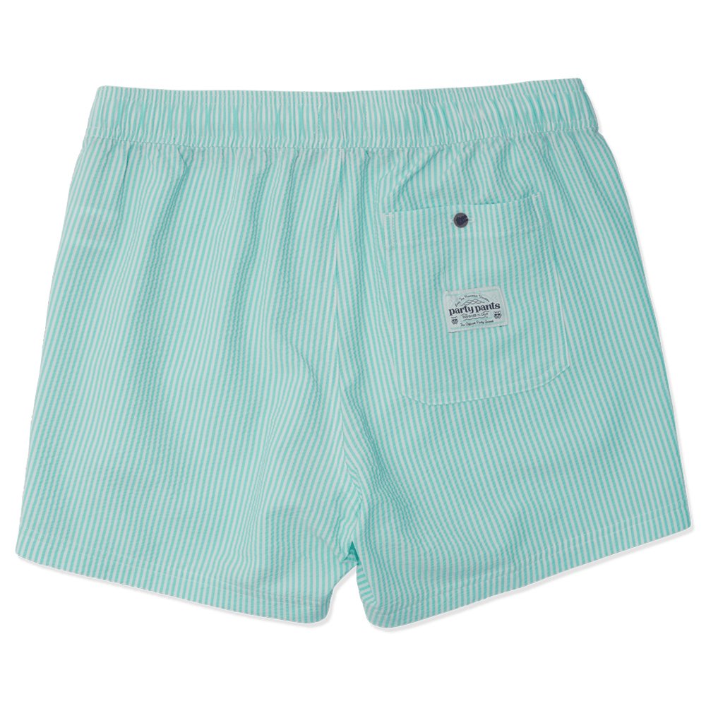 Party Pants Chapter Party Striped Short ARBL-ArubaBlue XXL