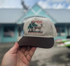 IWS DEER AND PALM HAT BROWN OS