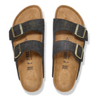 Birkenstock Arizona Womens Sandal Suede-Shimmering Black 5