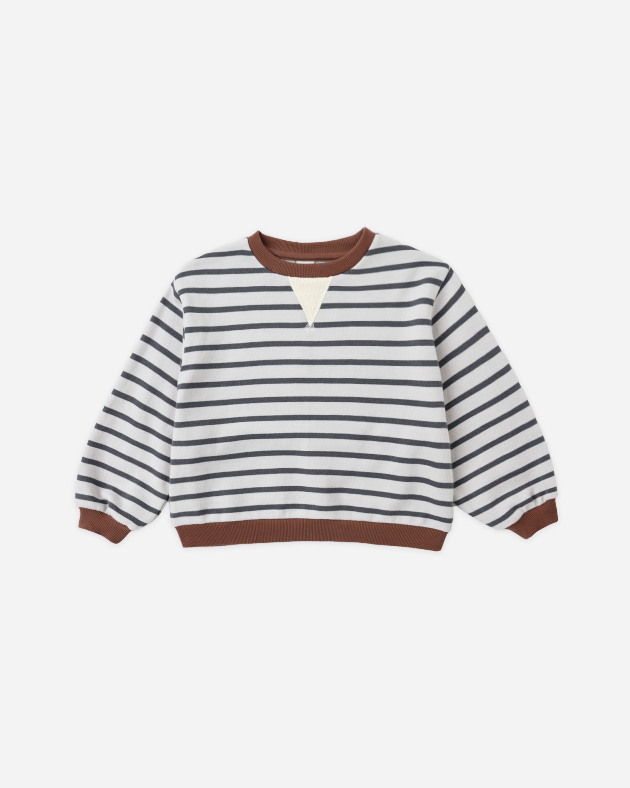 Rylee and Cru Legend Sweatshirt Fleece Midnight Stripe 4-5Y