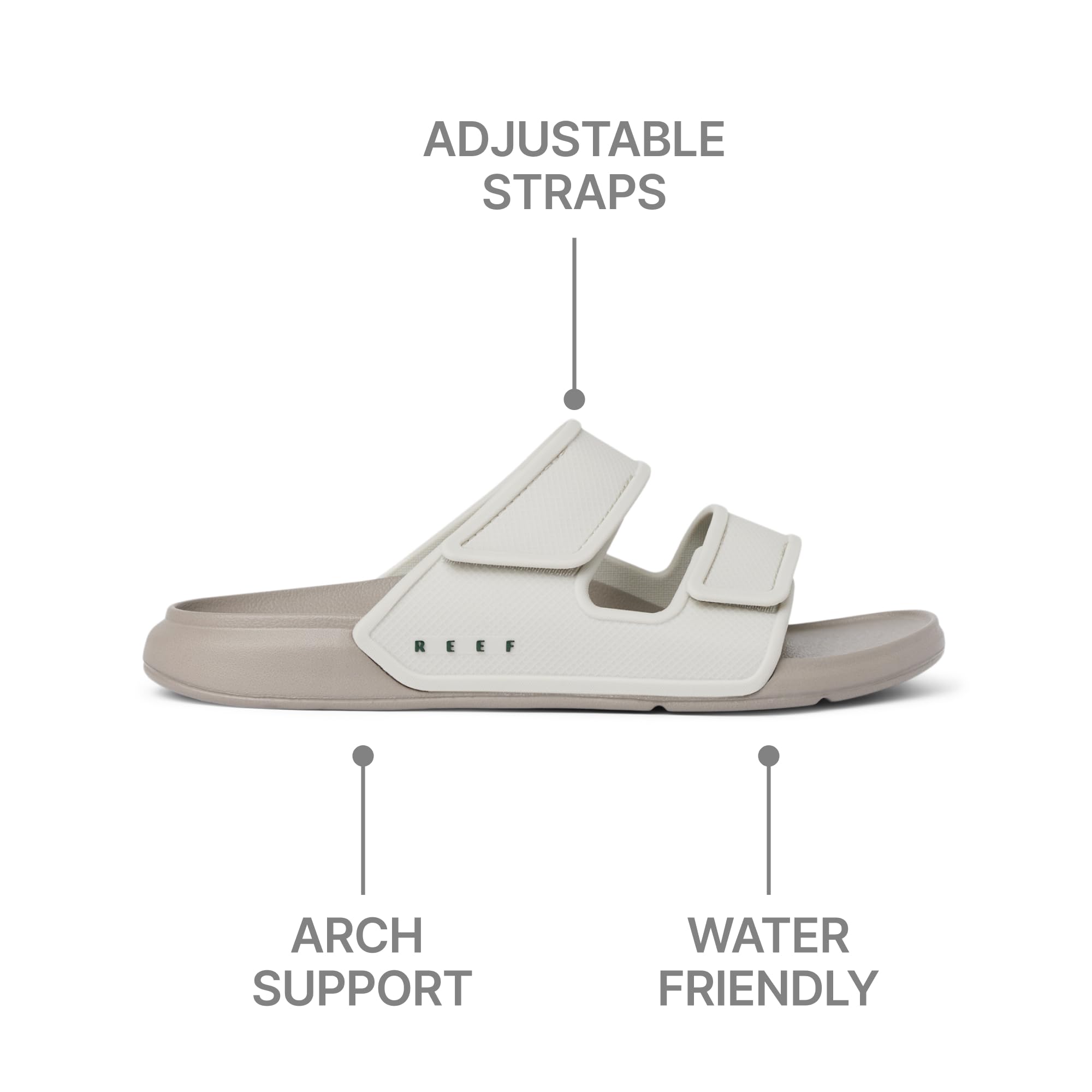 Reef Oasis Adapt Mens Sandal Grey-Forest 13