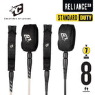 Creatures of Leisure Reliance 2.0 Standard Duty Leash Black Silver 8ft0in