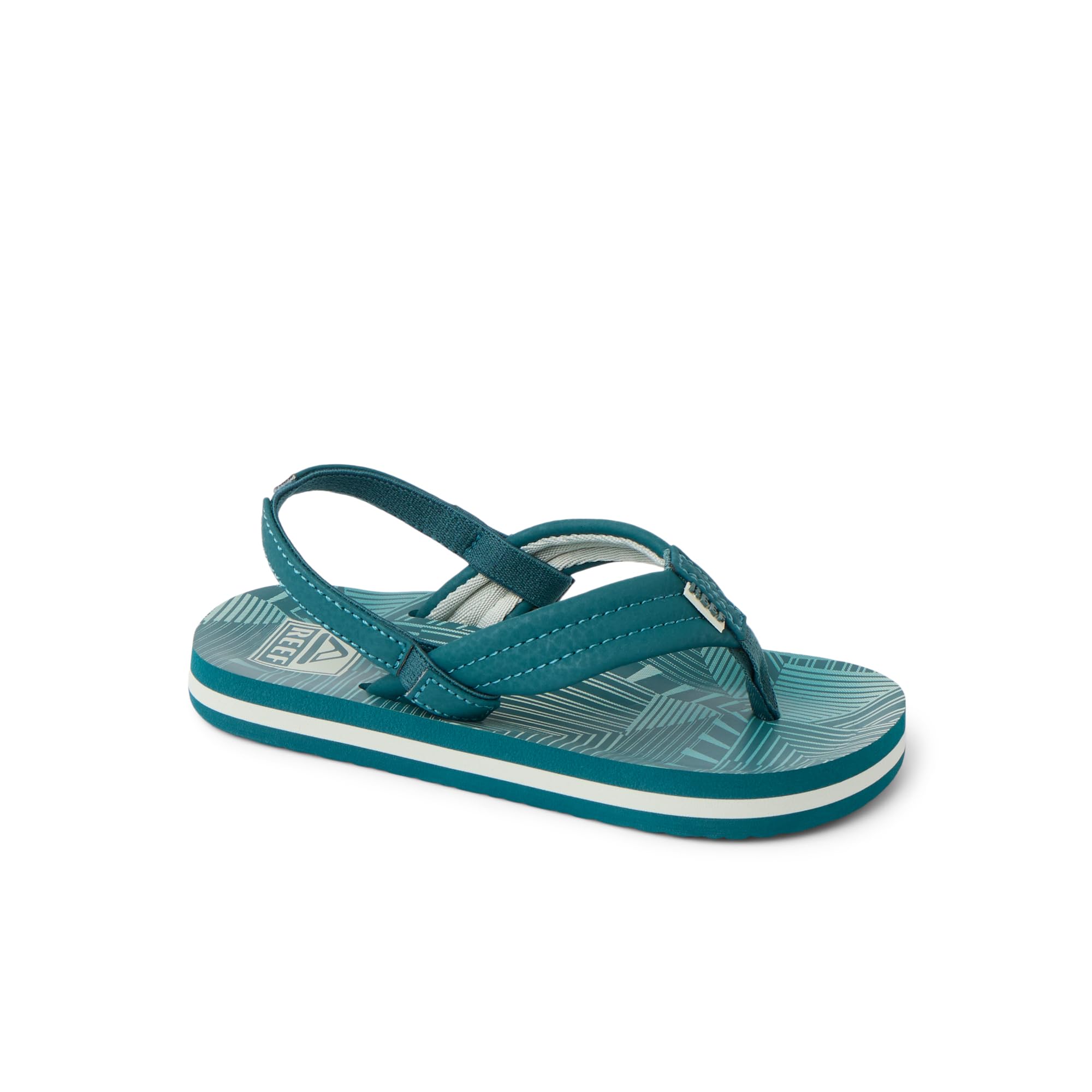 Reef Little Ahi Boys Sandal Sage Stripe 4 C