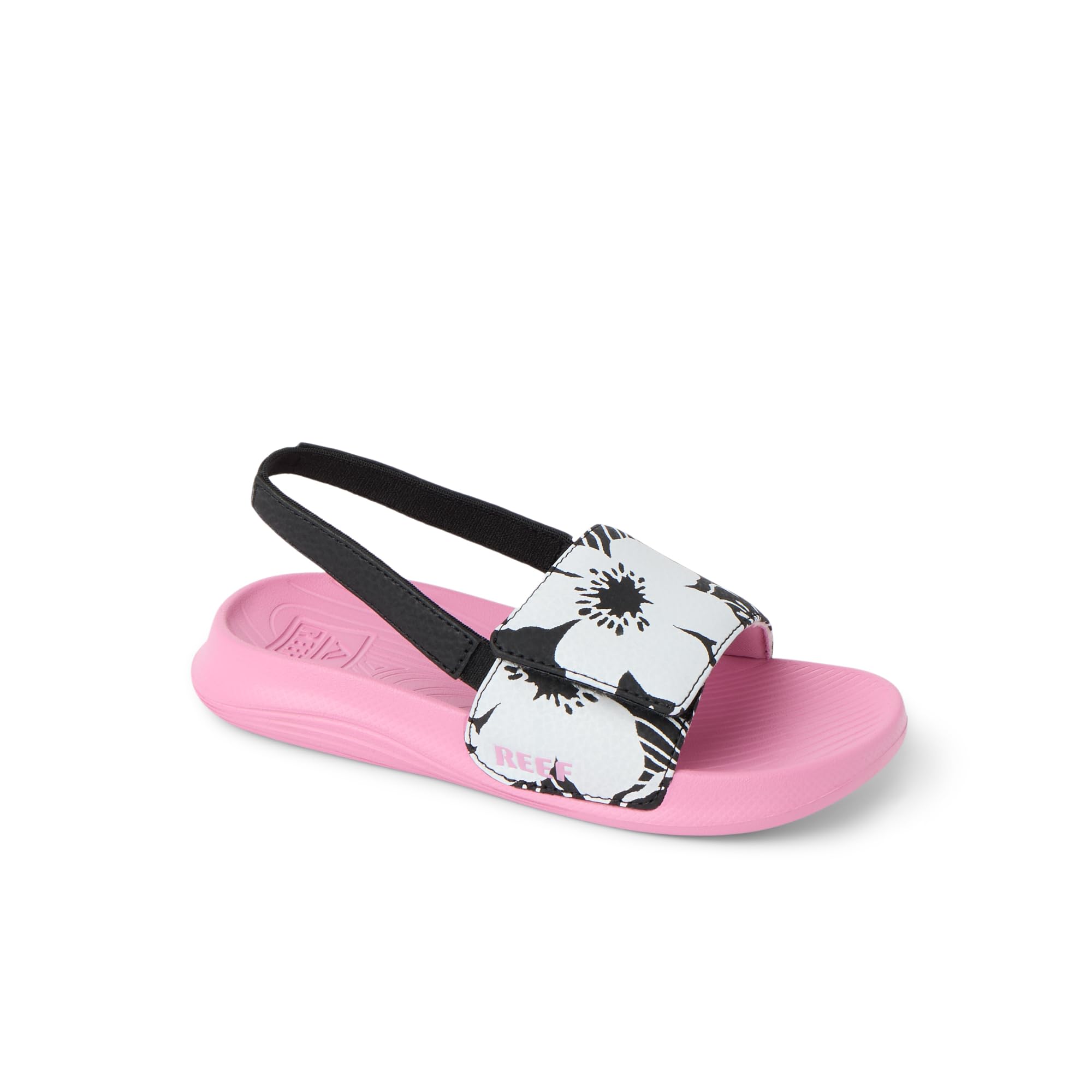 Reef Little Salty Girls Slide Black-Pink 3 C