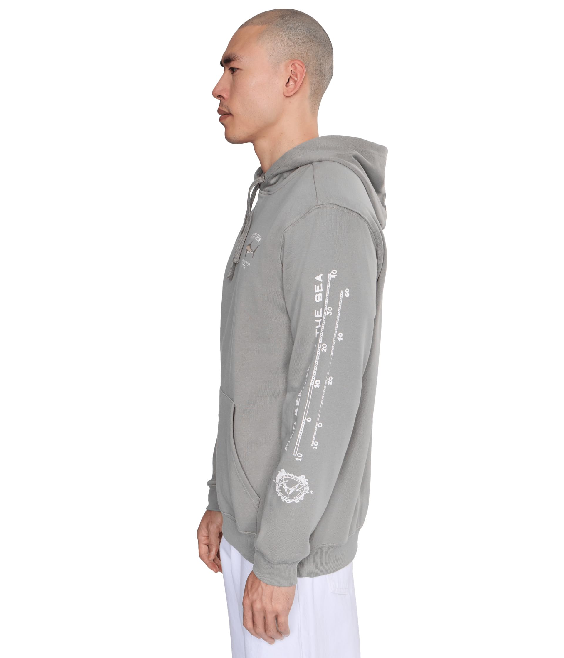Salty Crew Bruce Hooded Fleece Shark Skin XL