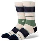 STANCE STRIPED DELIGHT CREW CVS-CANVAS M