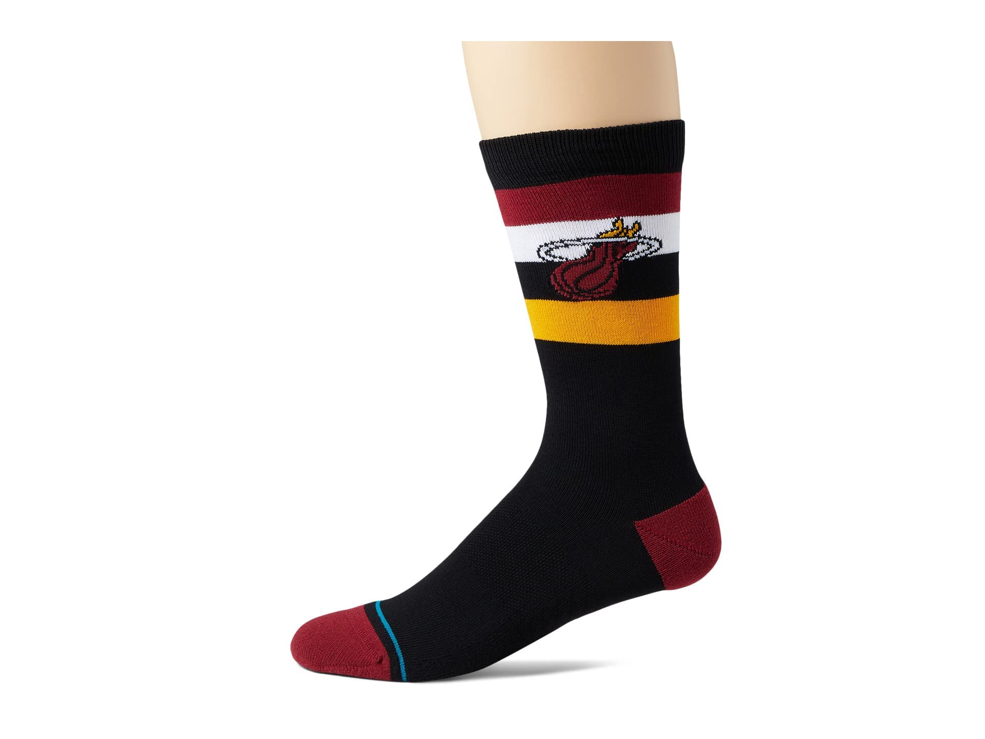 STANCE HEAT ST CREW BLK-BLACK L