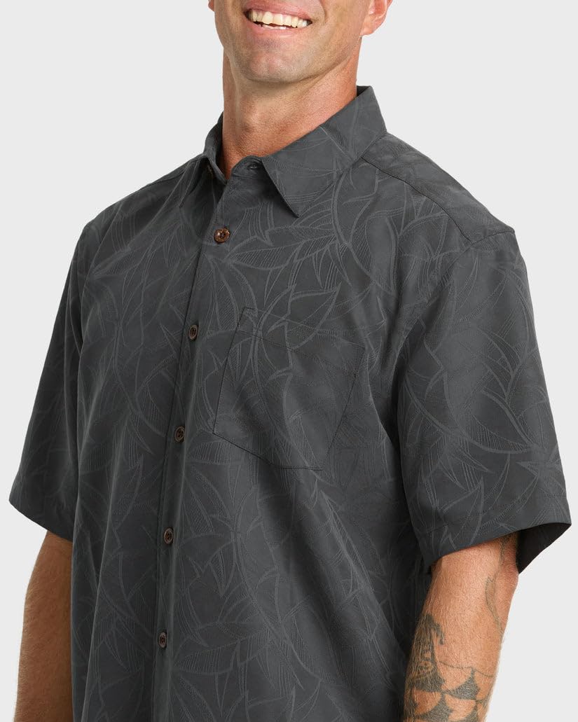 Quiksilver Waterman Island Jungle SS Woven  PHT M