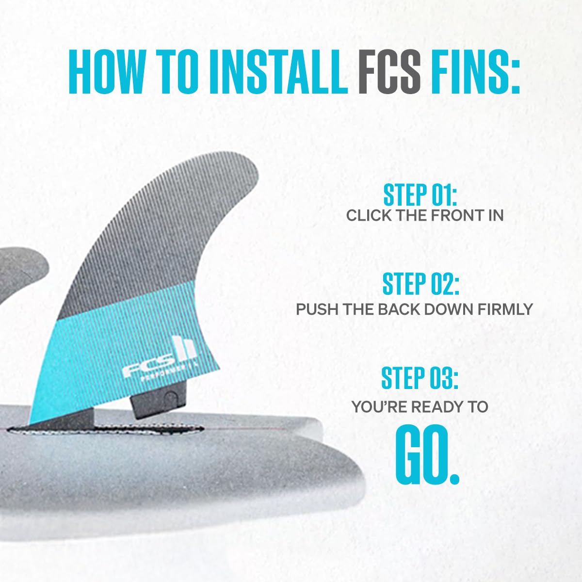 FCS 2 Harley Ingleby PG Quad-Fin Set Smoke L