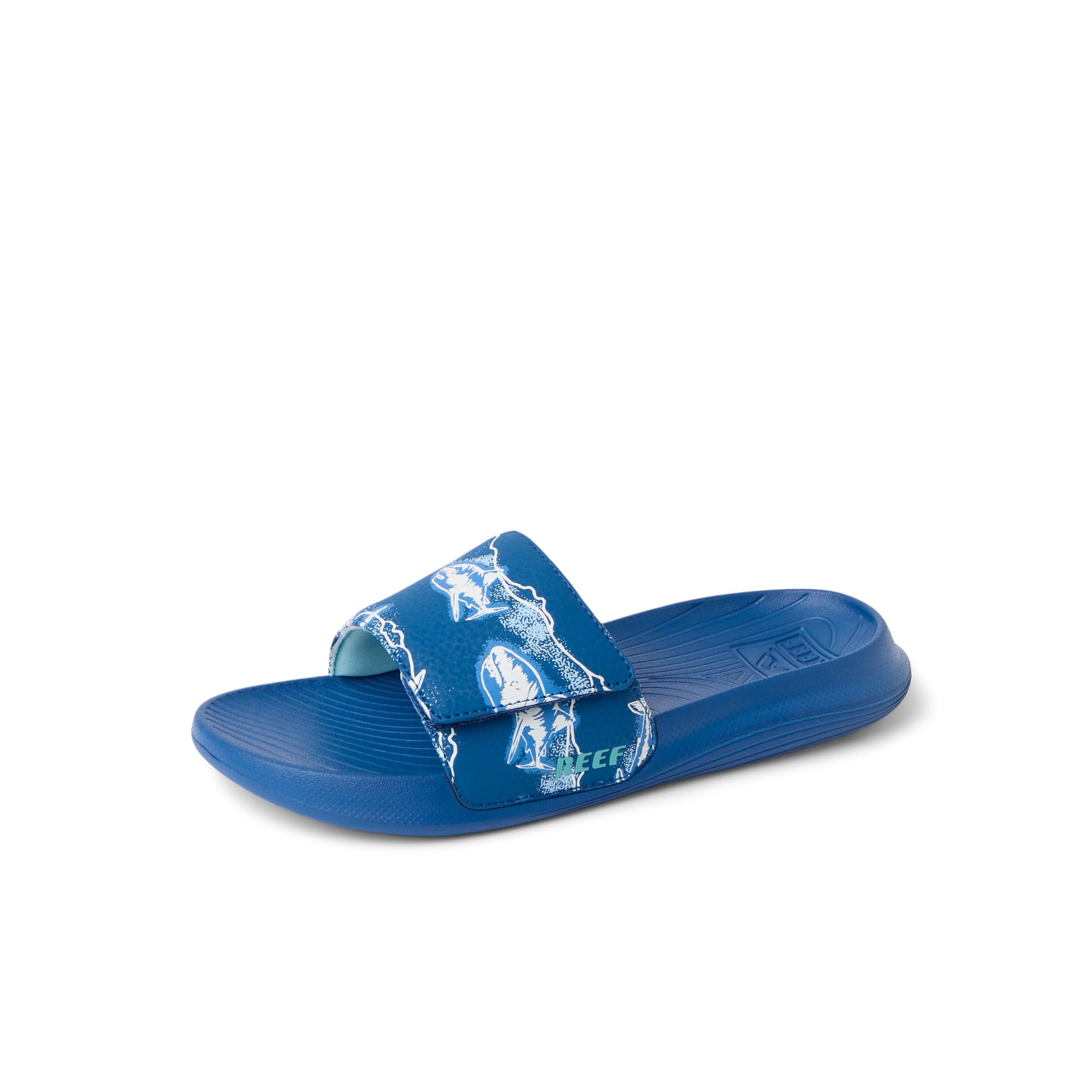 Reef Kids Salty Boys Slide Royal Sharks 4 Y
