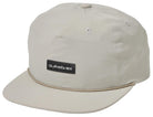 Quiksilver High Tide 5-Panel Tech Fabric Snapback Hat BNE-Bone White OS
